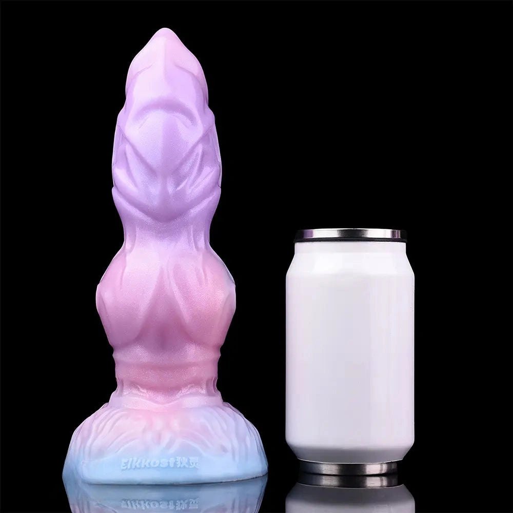 Ridged Alien Fantasy Dildo 9.8in - Silicone Suction Cup Dildo