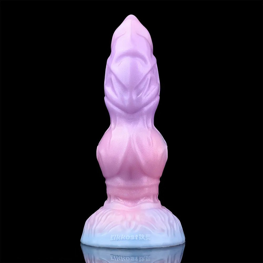Ridged Alien Fantasy Dildo 9.8in - Silicone Suction Cup Dildo