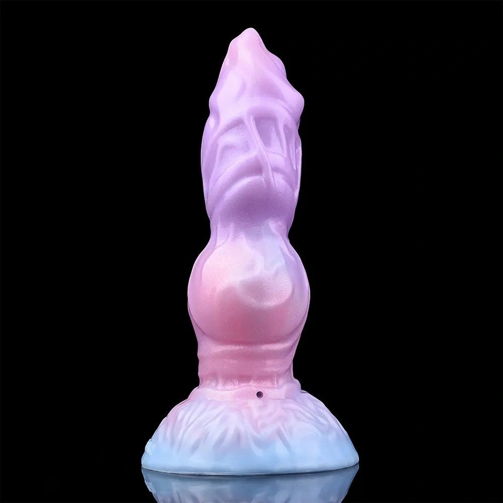 Ridged Alien Fantasy Dildo 9.8in - Silicone Suction Cup Dildo
