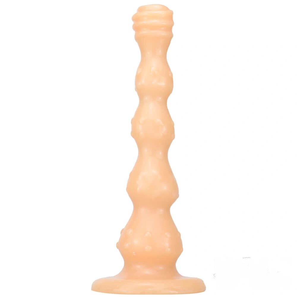 Ridged Beaded PVC Anal Dildo - Big Dildo Pick