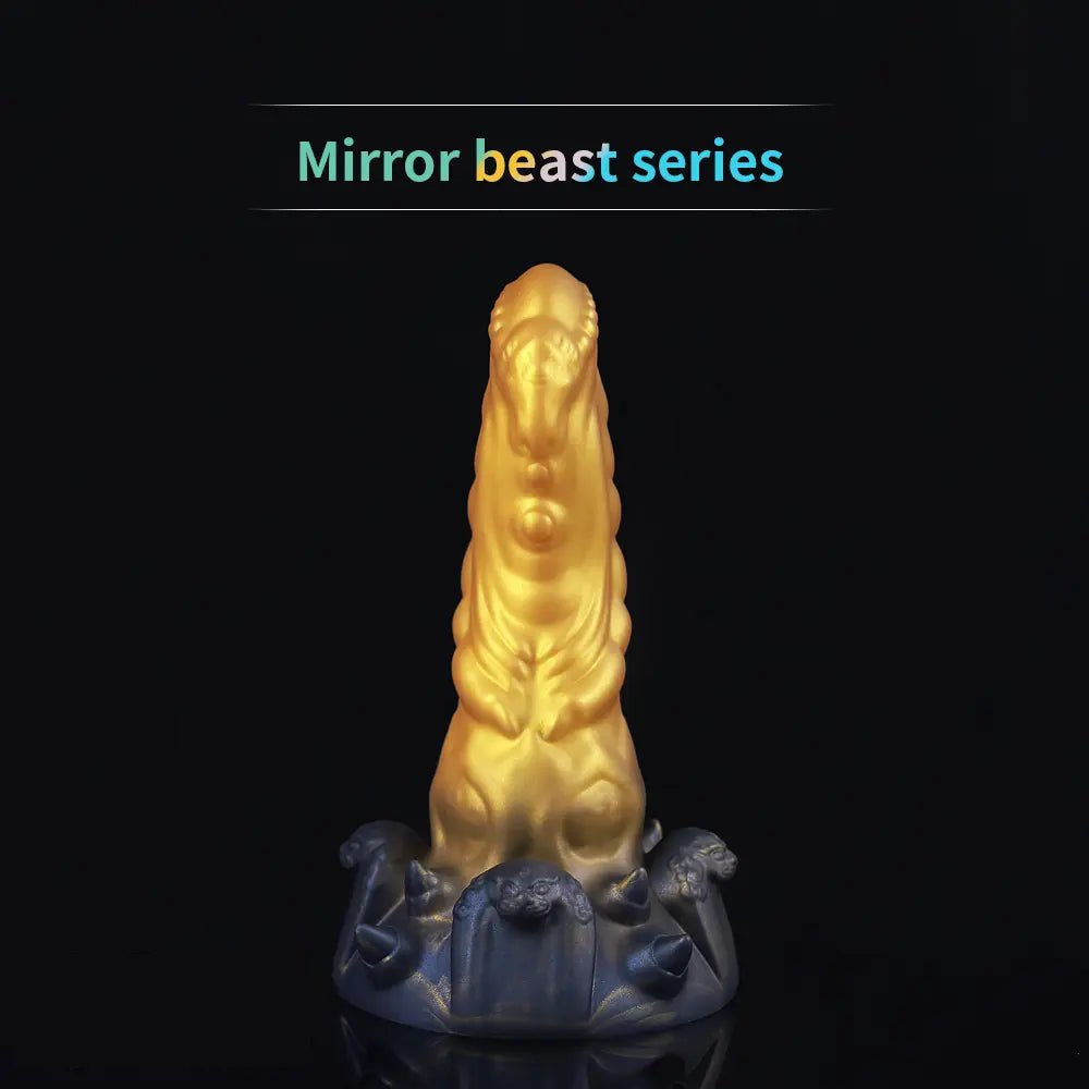 Ridged Cone Fantasy Dildo - Big Silicone Fantasy Dildo