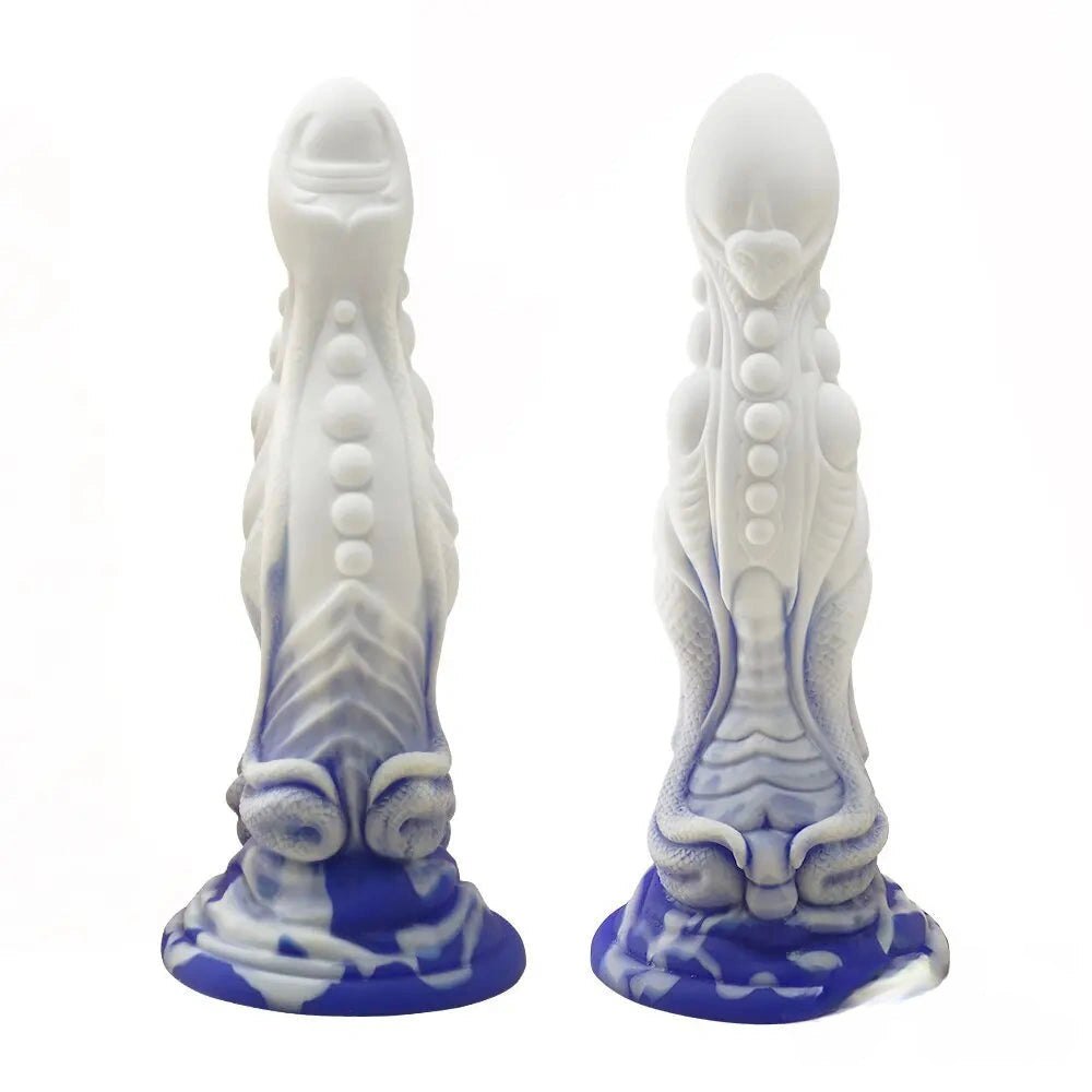 Ridged Dragon Fantasy Silicone Dildo - Dragon Dildo