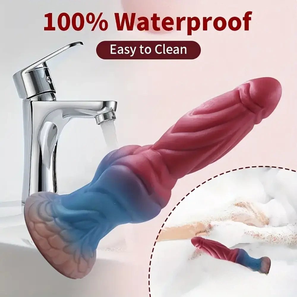 Ridged Fantasy Dildo 11.6in - Dragon Style Monster Dildo