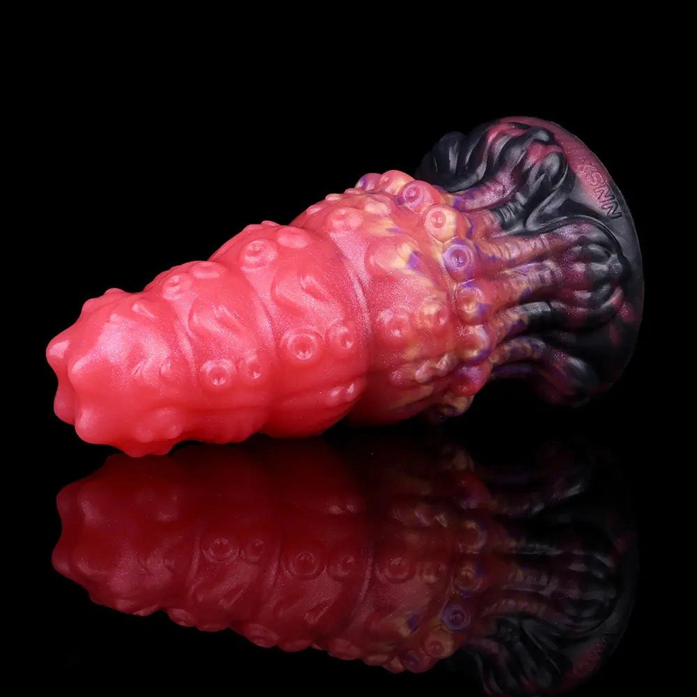 Ridged Fantasy Dildo - Fantasy Monster Silicone Dildo