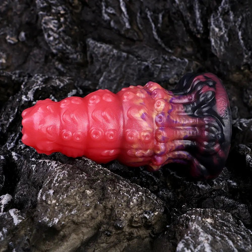 Ridged Fantasy Dildo - Fantasy Monster Silicone Dildo