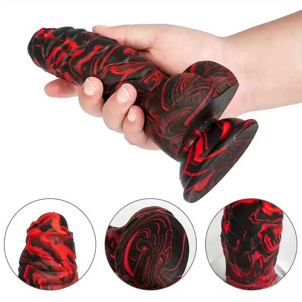 Ridged Fantasy Suction Cup Dildo - Fantasy Dildo