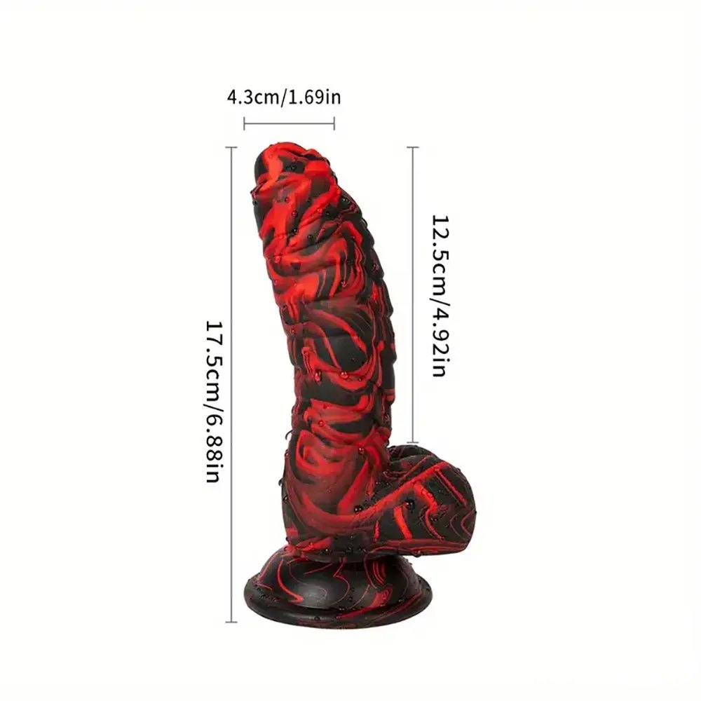 Ridged Fantasy Suction Cup Dildo - Fantasy Dildo