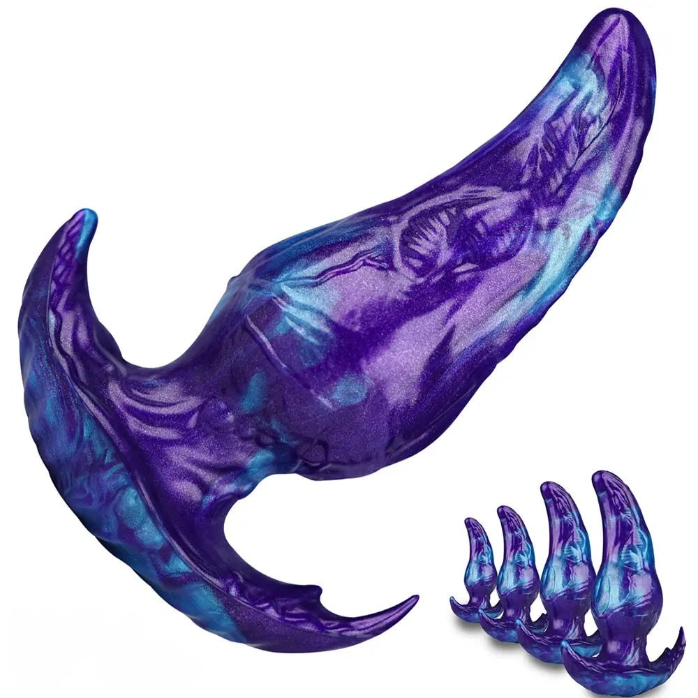 Ridged Fantasy Tentacle Dildo - Silicone Monster Dildo