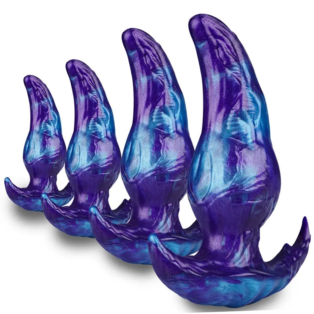 Ridged Fantasy Tentacle Dildo - Silicone Monster Dildo