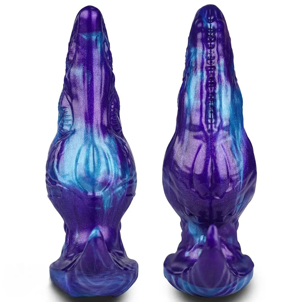 Ridged Fantasy Tentacle Dildo - Silicone Monster Dildo