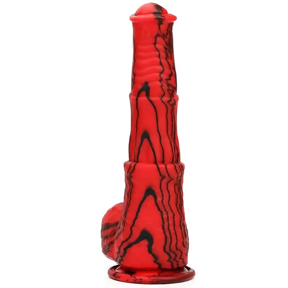 Ridged Flexible Animal Dildo - Silicone Horse Style Dildo