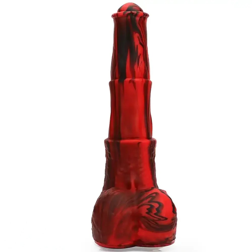 Ridged Flexible Animal Dildo - Silicone Horse Style Dildo