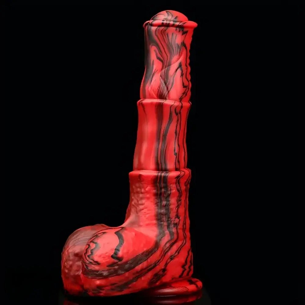 Ridged Flexible Animal Dildo - Silicone Horse Style Dildo