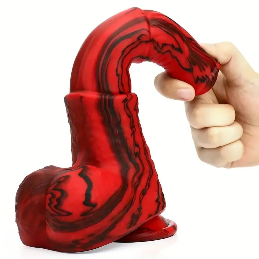 Ridged Flexible Animal Dildo - Silicone Horse Style Dildo
