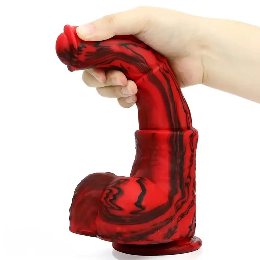 Ridged Flexible Animal Dildo - Silicone Horse Style Dildo