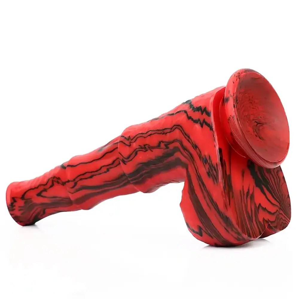 Ridged Flexible Animal Dildo - Silicone Horse Style Dildo