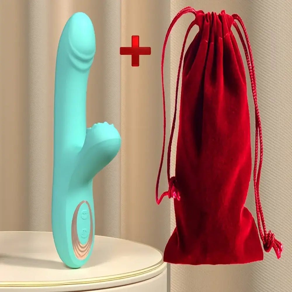 Ridged G-Spot Vibrating Dildo 9.4in - Silicone Vibrating Dildo