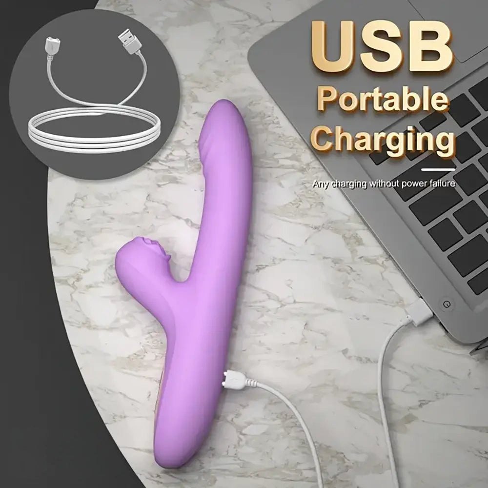 Ridged G-Spot Vibrating Dildo 9.4in - Silicone Vibrating Dildo