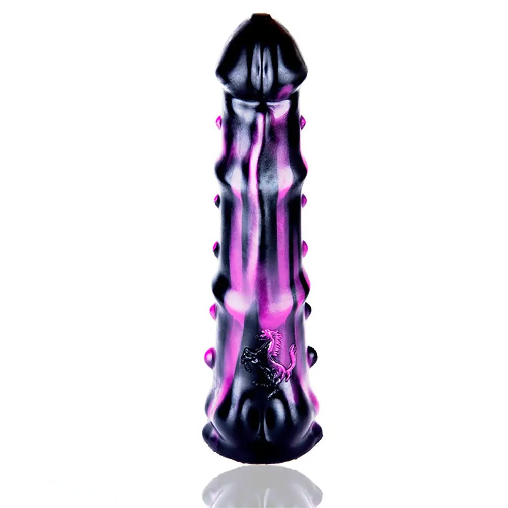Ridged Horse Animal Dildo - Thick Silicone Animal-Style Dildo