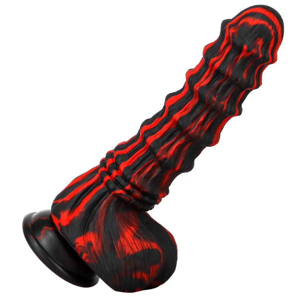 Ridged Horse Style Dildo - Big Animal Knot Dildo