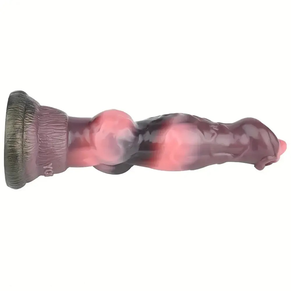 Ridged Knot Animal Dildo - Horse Style Knotted Dildo