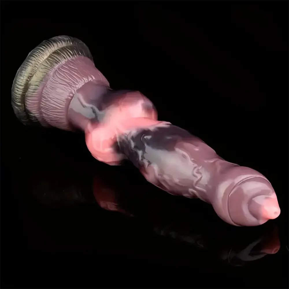 Ridged Knot Animal Dildo - Horse Style Knotted Dildo