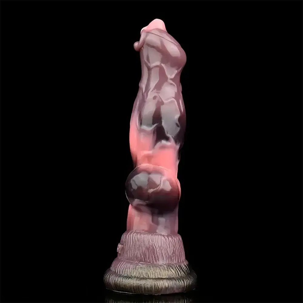 Ridged Knot Animal Dildo - Horse Style Knotted Dildo