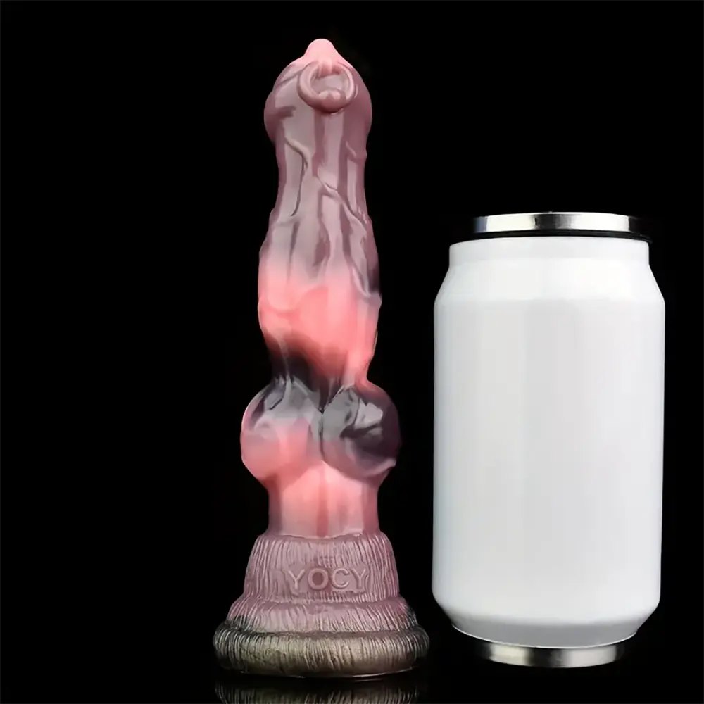 Ridged Knot Animal Dildo - Horse Style Knotted Dildo