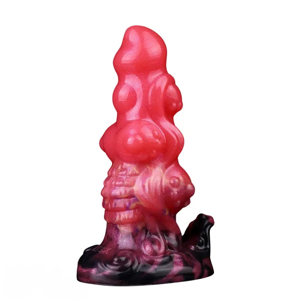 Ridged Monster Fantasy Dildo - Silicone Fantasy Dildo