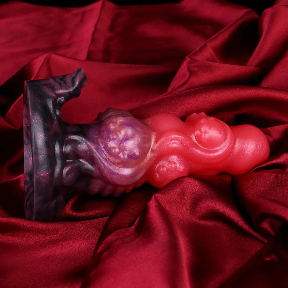 Ridged Monster Fantasy Dildo - Silicone Fantasy Dildo