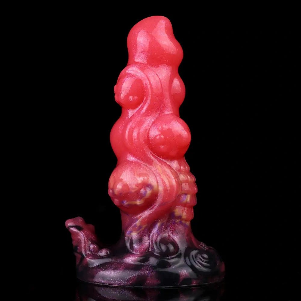 Ridged Monster Fantasy Dildo - Silicone Fantasy Dildo
