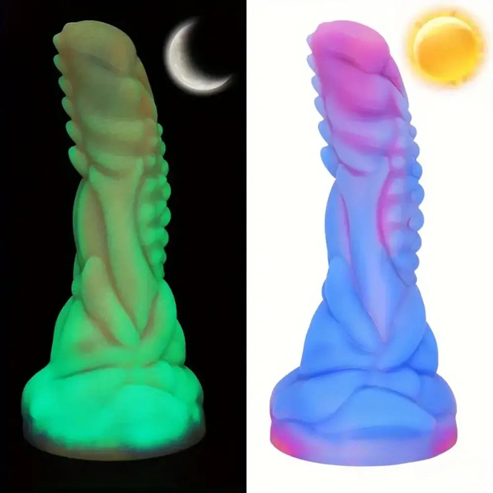 Ridged Monster Fantasy Dildo - Dragon Monster Dildo 7.87 in