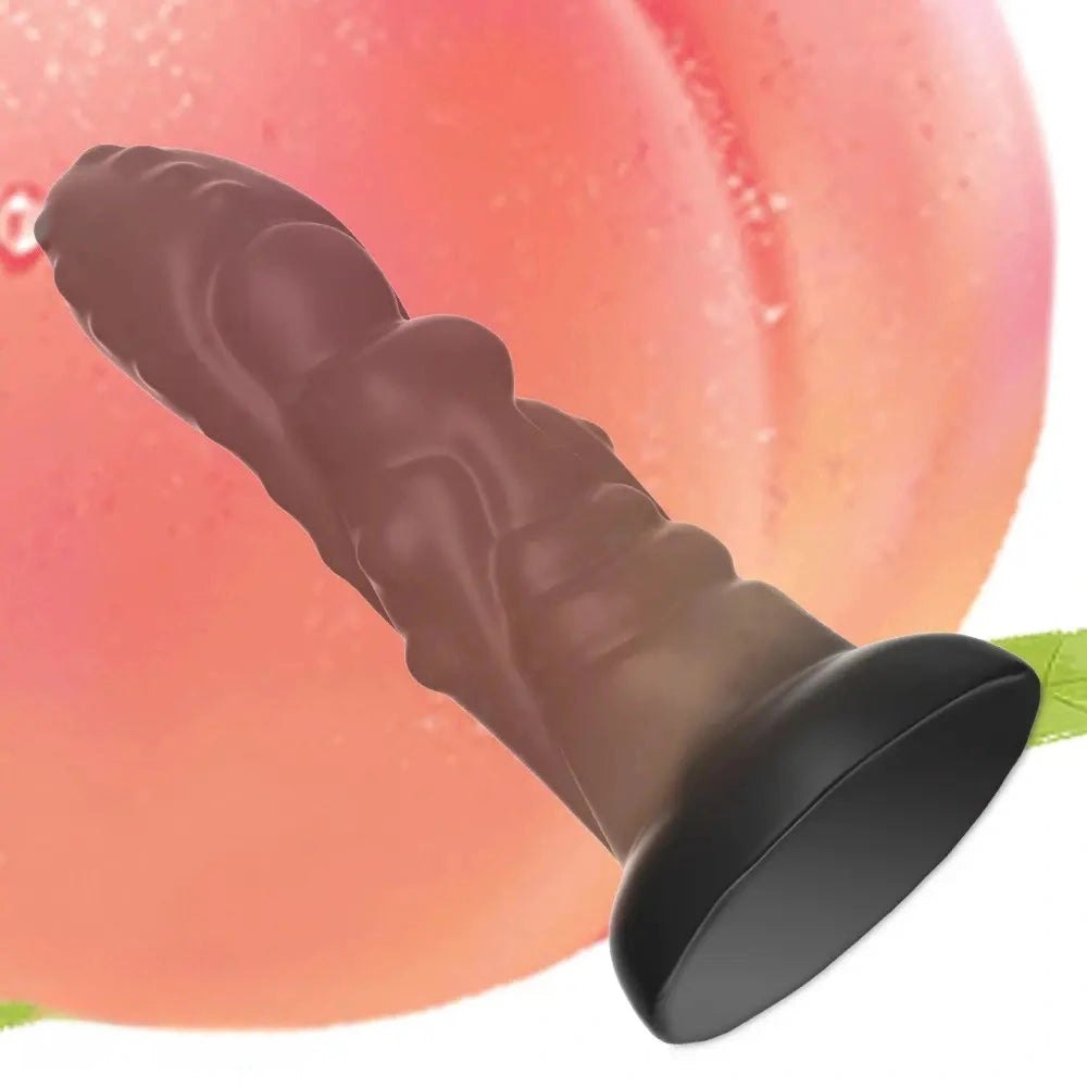 Ridged Monster Dildo 7.67 in - PVC Fantasy Monster Dildo