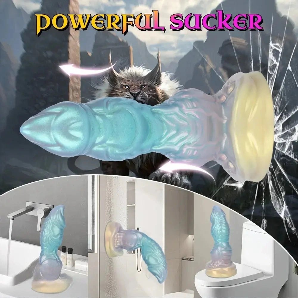 Ridged Monster Silicone Anal Dildo - Textured Anal Dildo