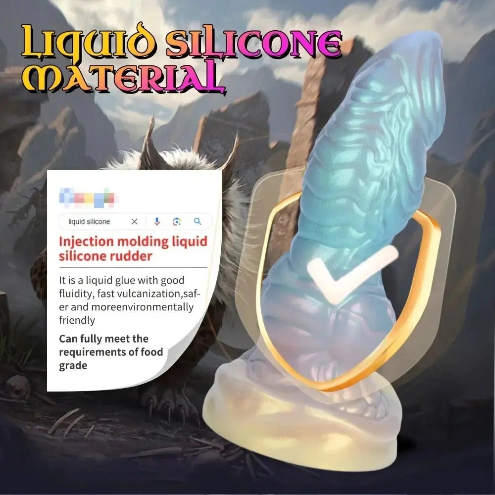 Ridged Monster Silicone Anal Dildo - Textured Anal Dildo