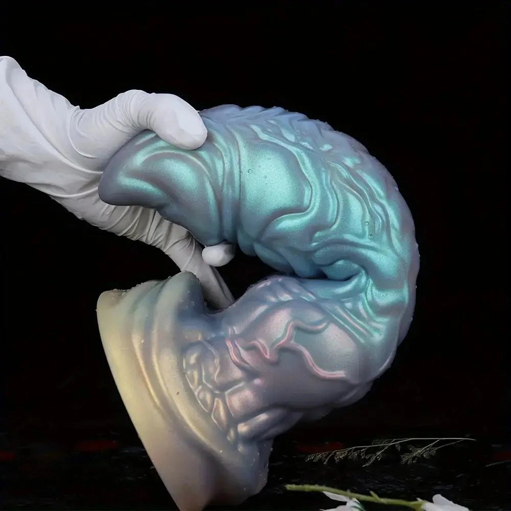 Ridged Monster Silicone Anal Dildo - Textured Anal Dildo