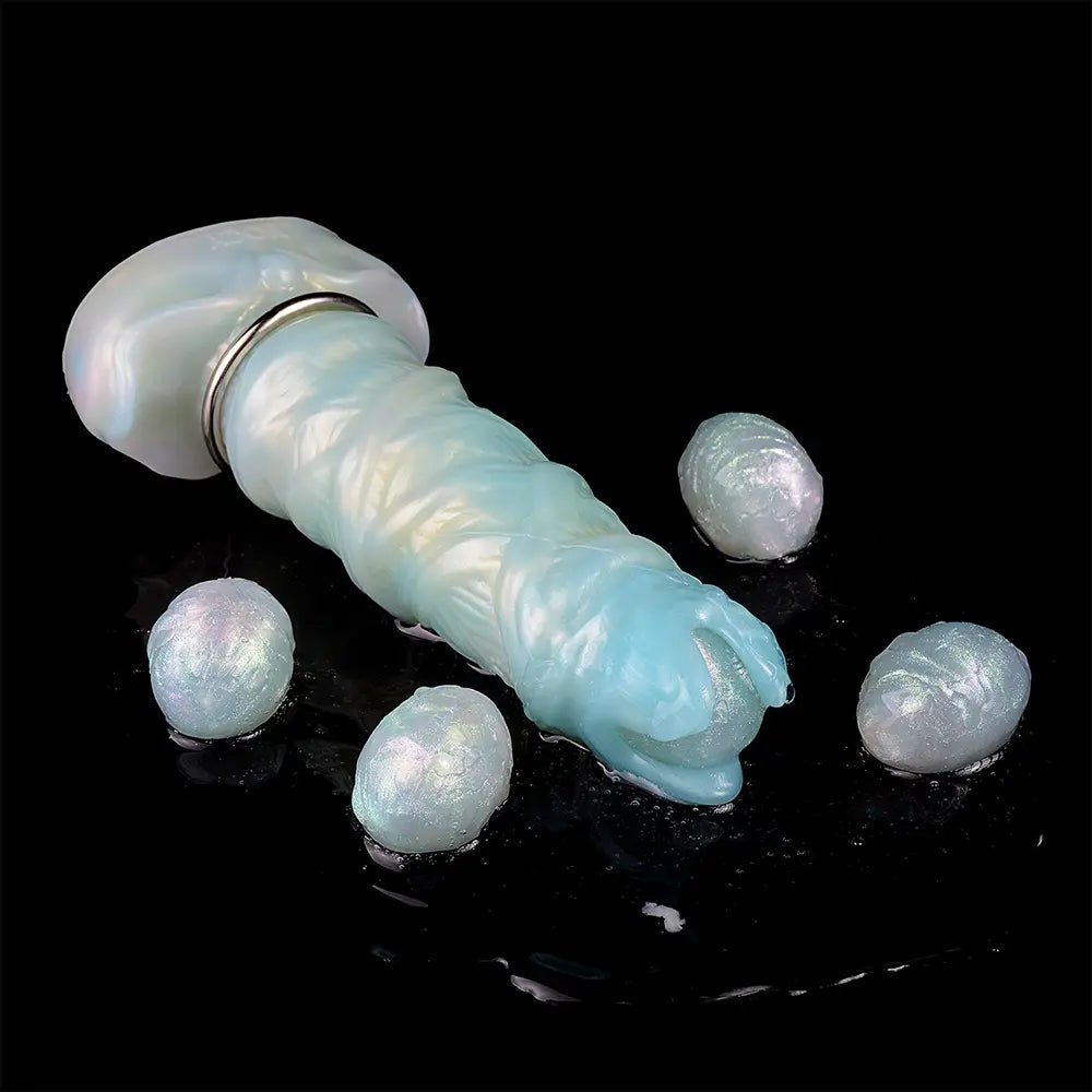 Ridged Ovipositor Fantasy Dildo 8.14in - Fantasy Ovipositor Dildo
