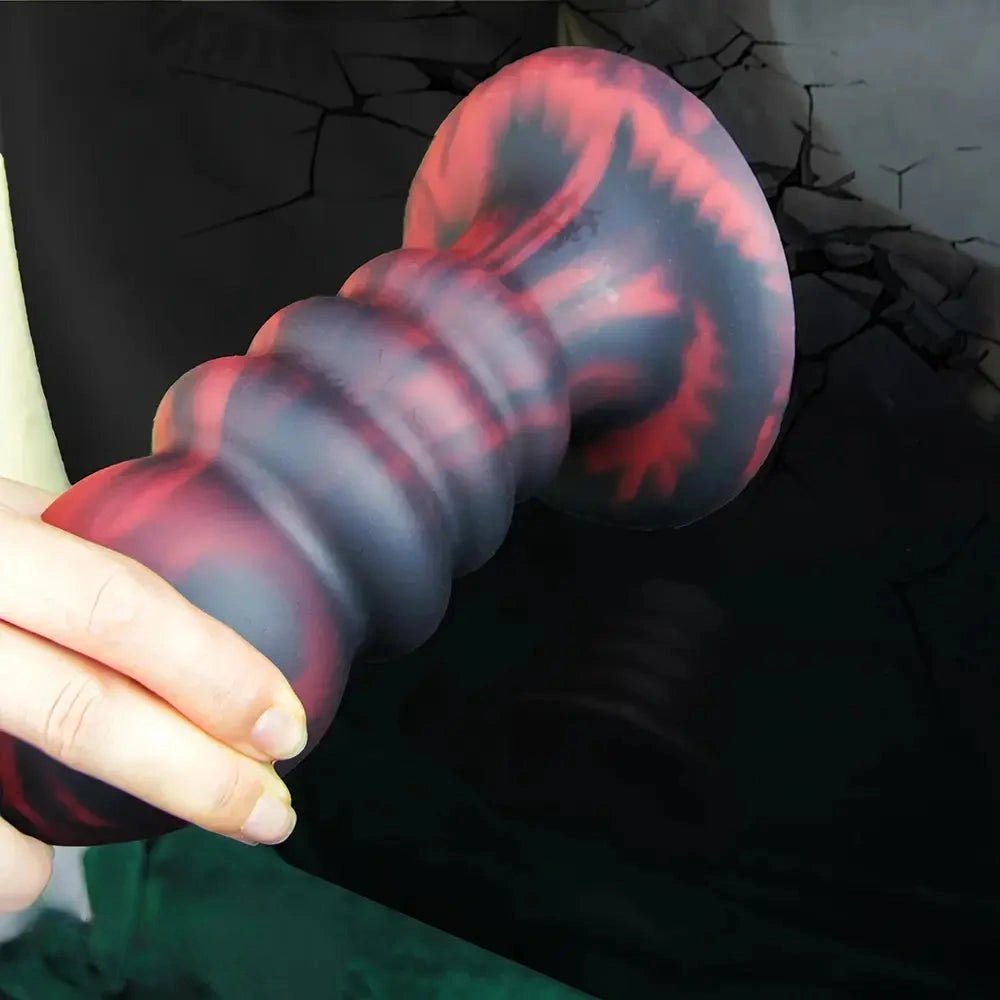 Ridged Silicone Anal Plug Set - Butt Plug, 3 Sizes