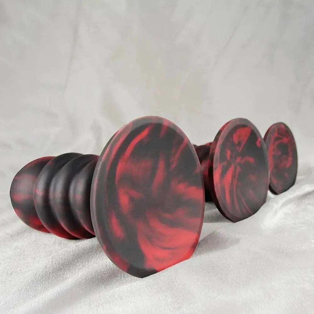 Ridged Silicone Anal Plug Set - Butt Plug, 3 Sizes