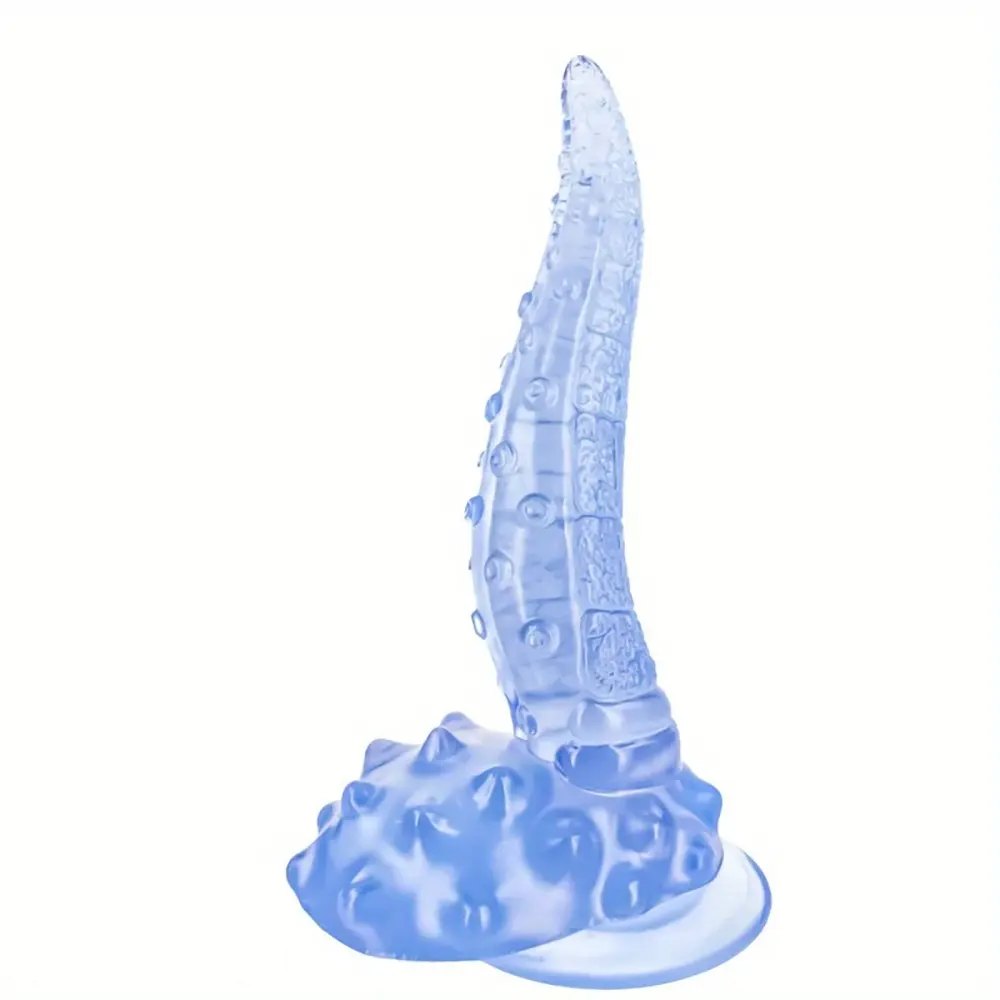 Ridged Tentacle Fantasy Dildo - PVC Monster Tentacle Toy
