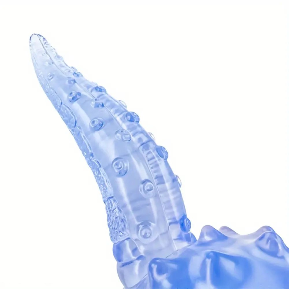 Ridged Tentacle Fantasy Dildo - PVC Monster Tentacle Toy