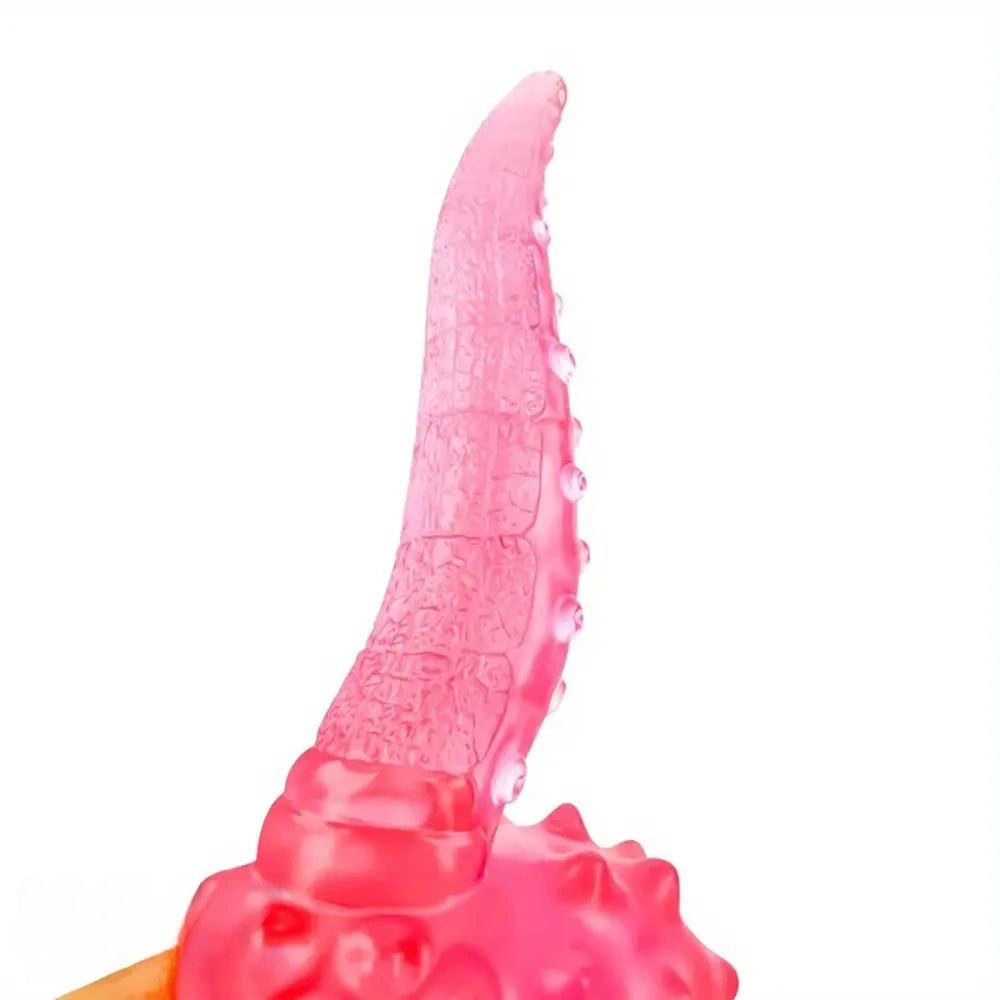 Ridged Tentacle Fantasy Dildo - PVC Monster Tentacle Toy