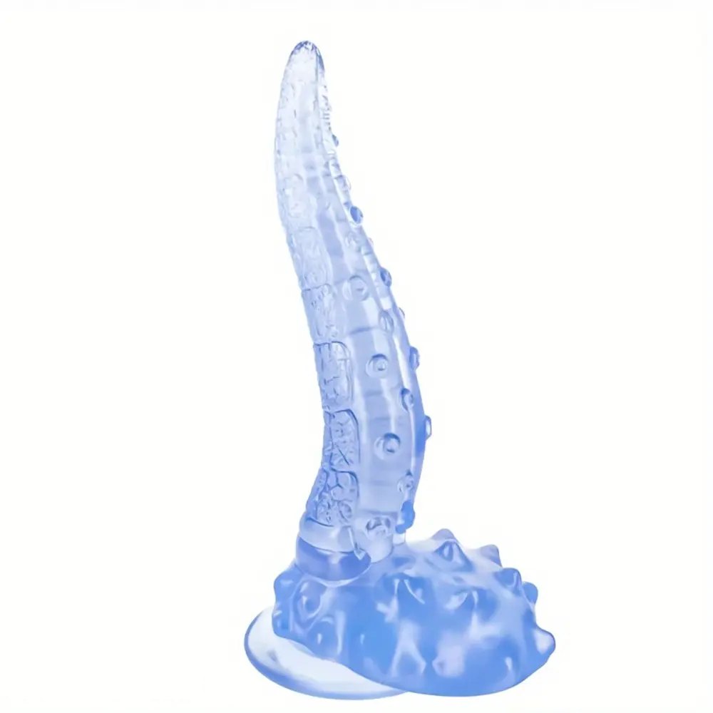 Ridged Tentacle Fantasy Dildo - PVC Monster Tentacle Toy