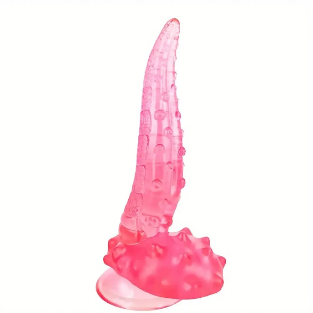Ridged Tentacle Fantasy Dildo - PVC Monster Tentacle Toy