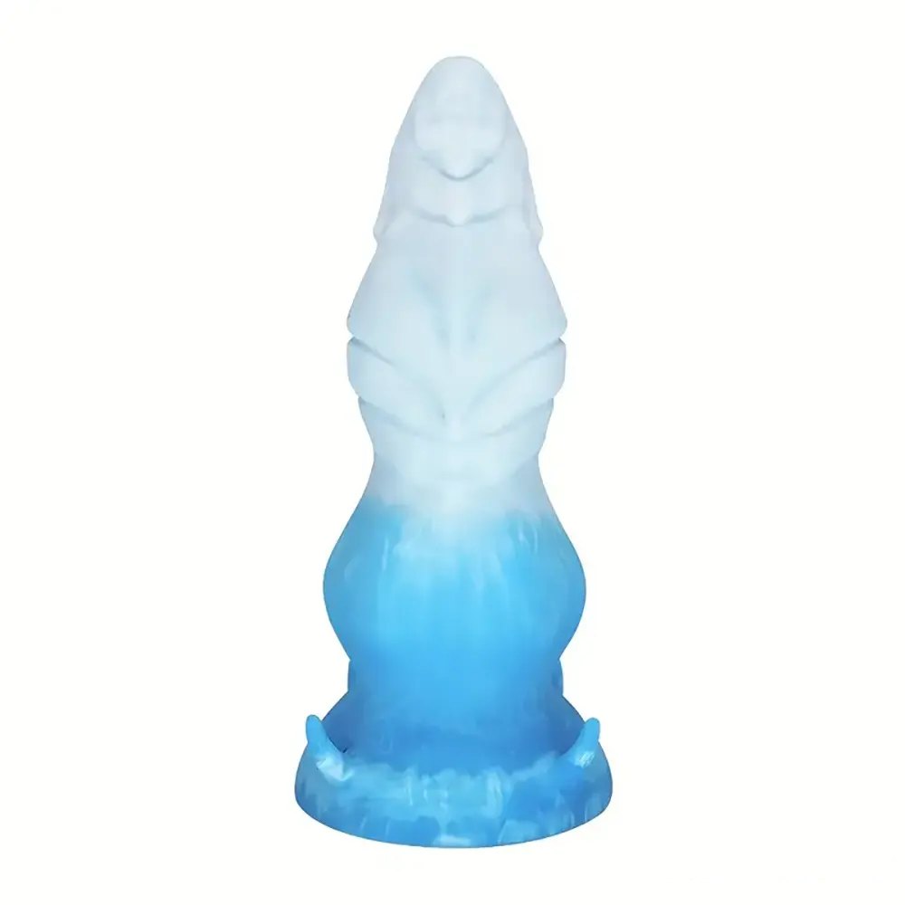 Ridged Tentacle Fantasy Dildo 7.67in - Silicone Monster Dildo