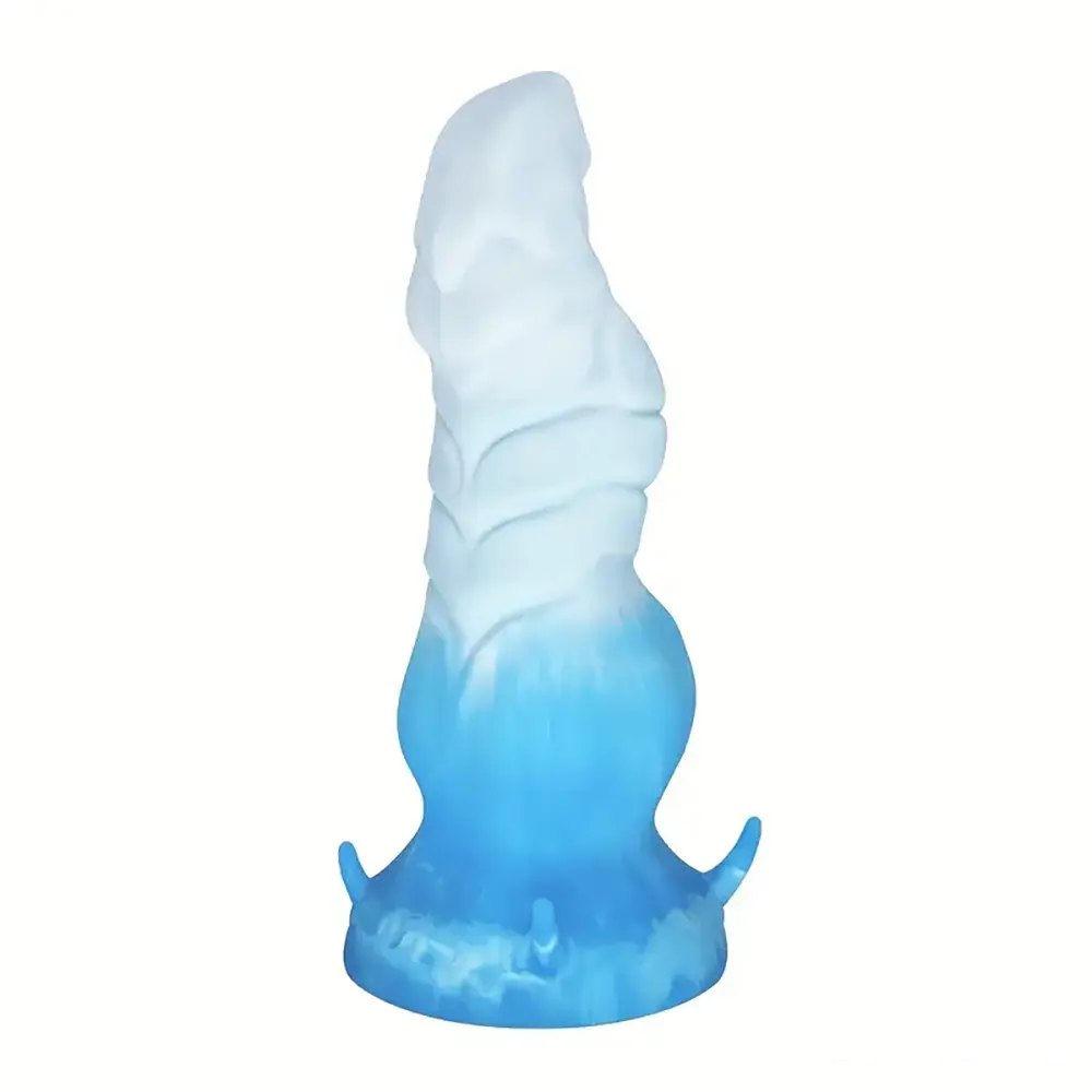 Ridged Tentacle Fantasy Dildo 7.67in - Silicone Monster Dildo