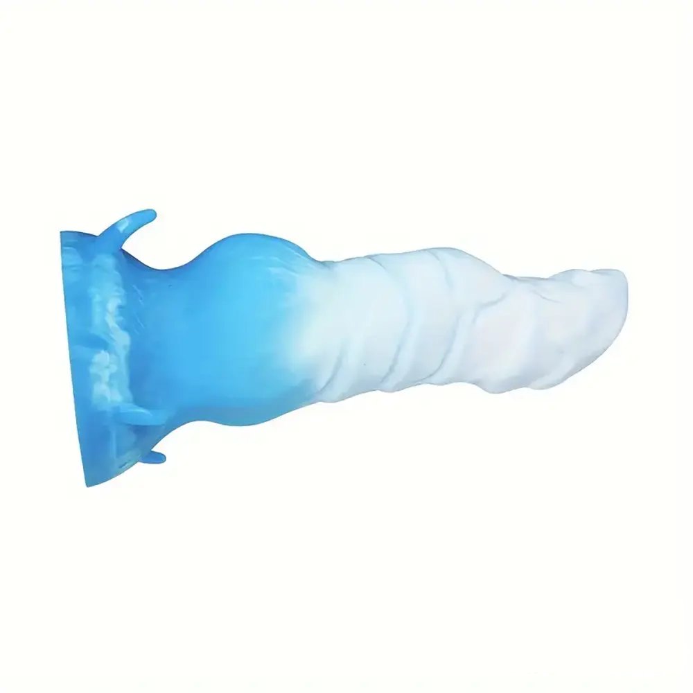 Ridged Tentacle Fantasy Dildo 7.67in - Silicone Monster Dildo