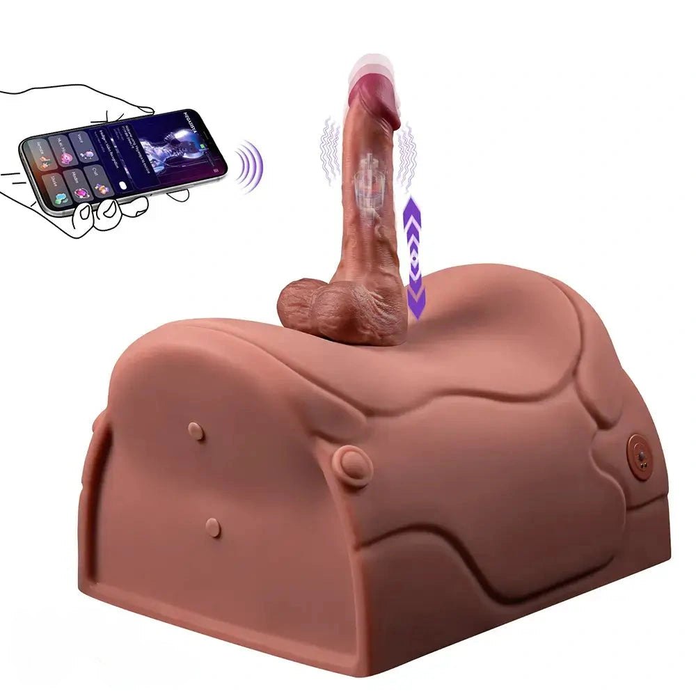Riding Sex Machine 8.46 in - App-Controlled Dildo Seat