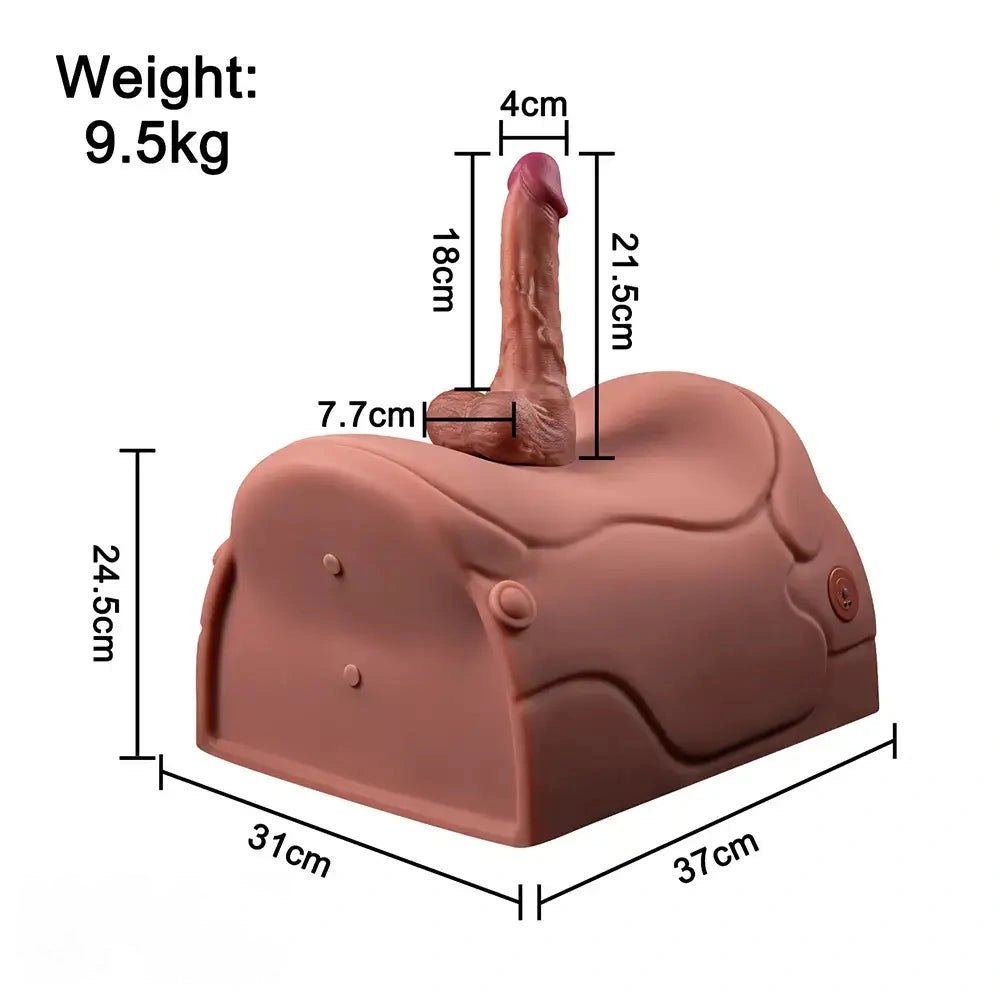 Riding Sex Machine 8.46 in - App-Controlled Dildo Seat