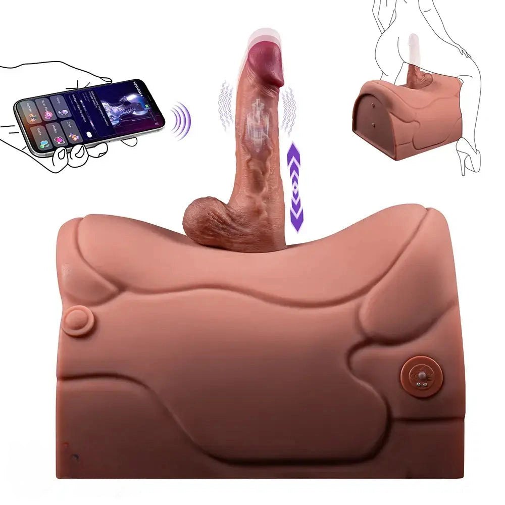 Riding Sex Machine 8.46 in - App-Controlled Dildo Seat